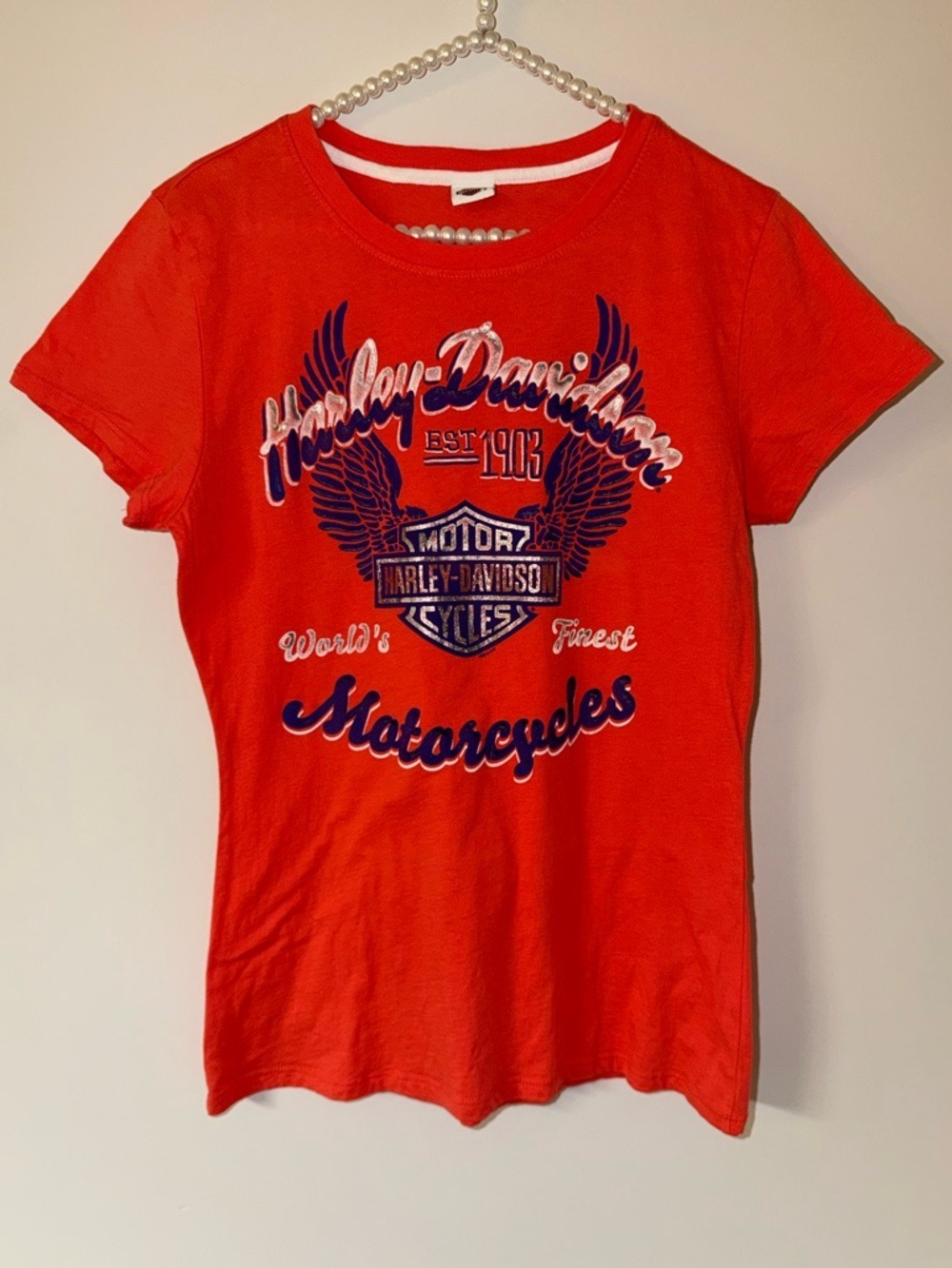 Harley-Davidson Milwaukee "House of Harley" Graphic Tee - Orange